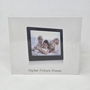 8 Inch Digital Picture Frame IPS LCD 1024x768 Video Music USB SD Remote Black
